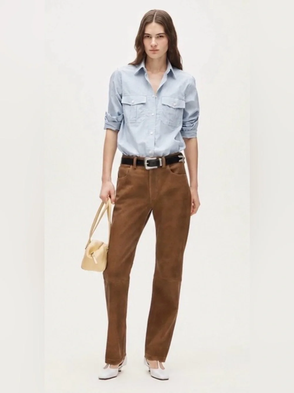 J.Crew Jules classic-fit stripe shirt in blue and white
